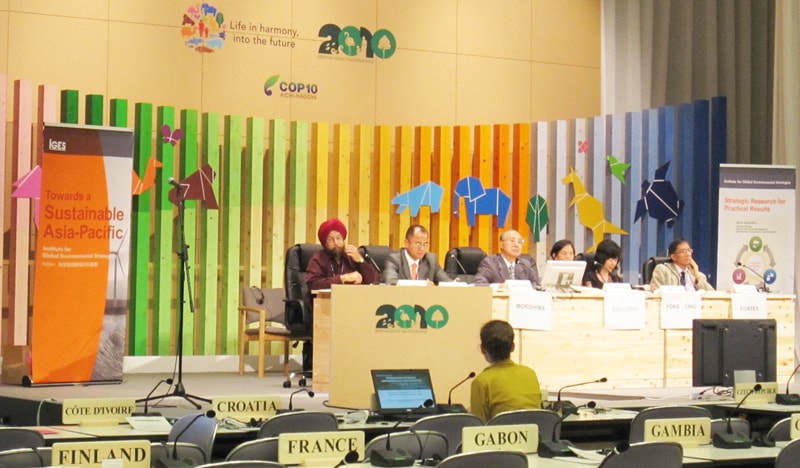 CBD COP10 side event (Nagoya)