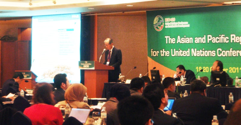The Asian and Pacific regional preparatory
meeting for Rio+20 (Seoul)