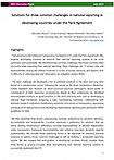 “Solutions for Three Common Challenges in National Reporting in Developing Countries under the Paris Agreement”