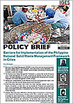 「Barriers for Implementation of the Philippine National Solid Waste Management Framework in Cities」