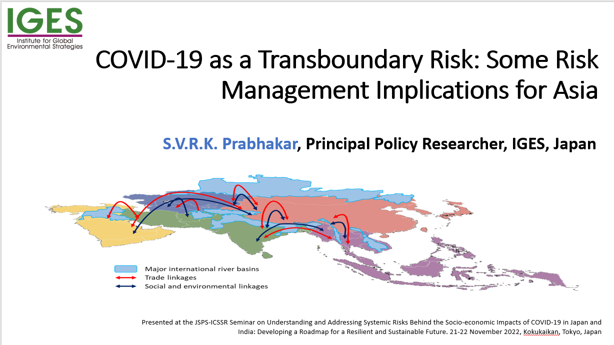 COVID-19 as a Transboundary risk