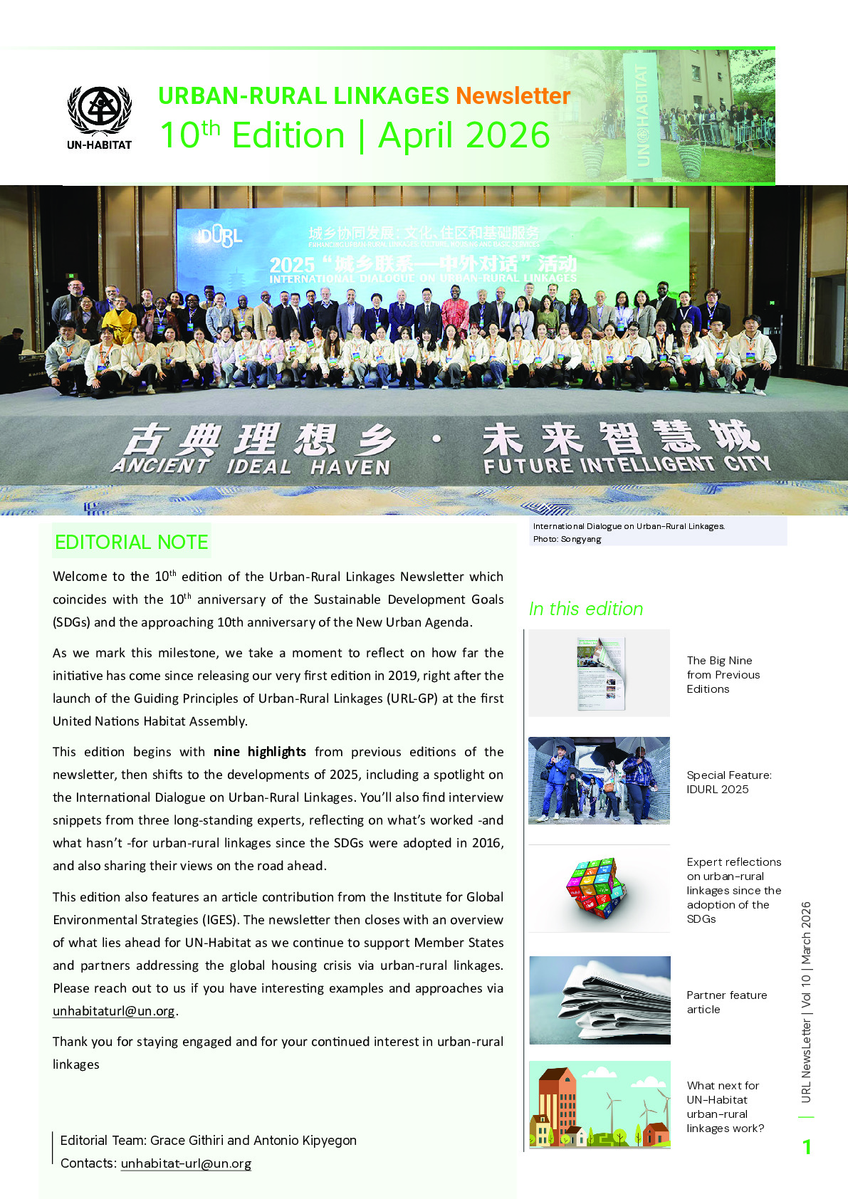 Circulating and Ecological Sphere (CES) Asia Regional Platform: Localizing Sustainable Development by Strengthening Urban-Rural Linkages