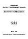 Report of the First Phase Strategic Research: Environmental Education Project