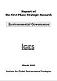 Report of the First Phase Strategic Research
Environmental Governance Project