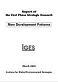 Report of the First Phase Strategic Research
New Development Patterns Project