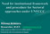 Need for institutional framework and procedure for and procedure for Sectoral Sectoral approaches under UNFCCC approaches under UNFCCC