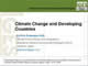 Climate change and developing countries