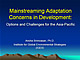 Mainstreaming Adaptation Concerns in Development: Options and Challenges for the Asia-Pacific