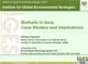 Biofuels in Asia:　Case Studies and Implications
