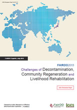 Challenges of Decontamination, Community Regeneration and Livelihood Rehabilitation
