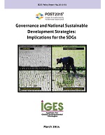 Governance and National Sustainable Development Strategies: Implications for the SDGs