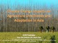 Climate change impacts on agriculture livelihoods and adaptation in Asia