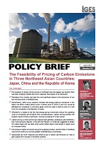 The Feasibility of Pricing of Carbon Emissions in Three Northeast Asian Countries: Japan, China and the Republic of Korea
