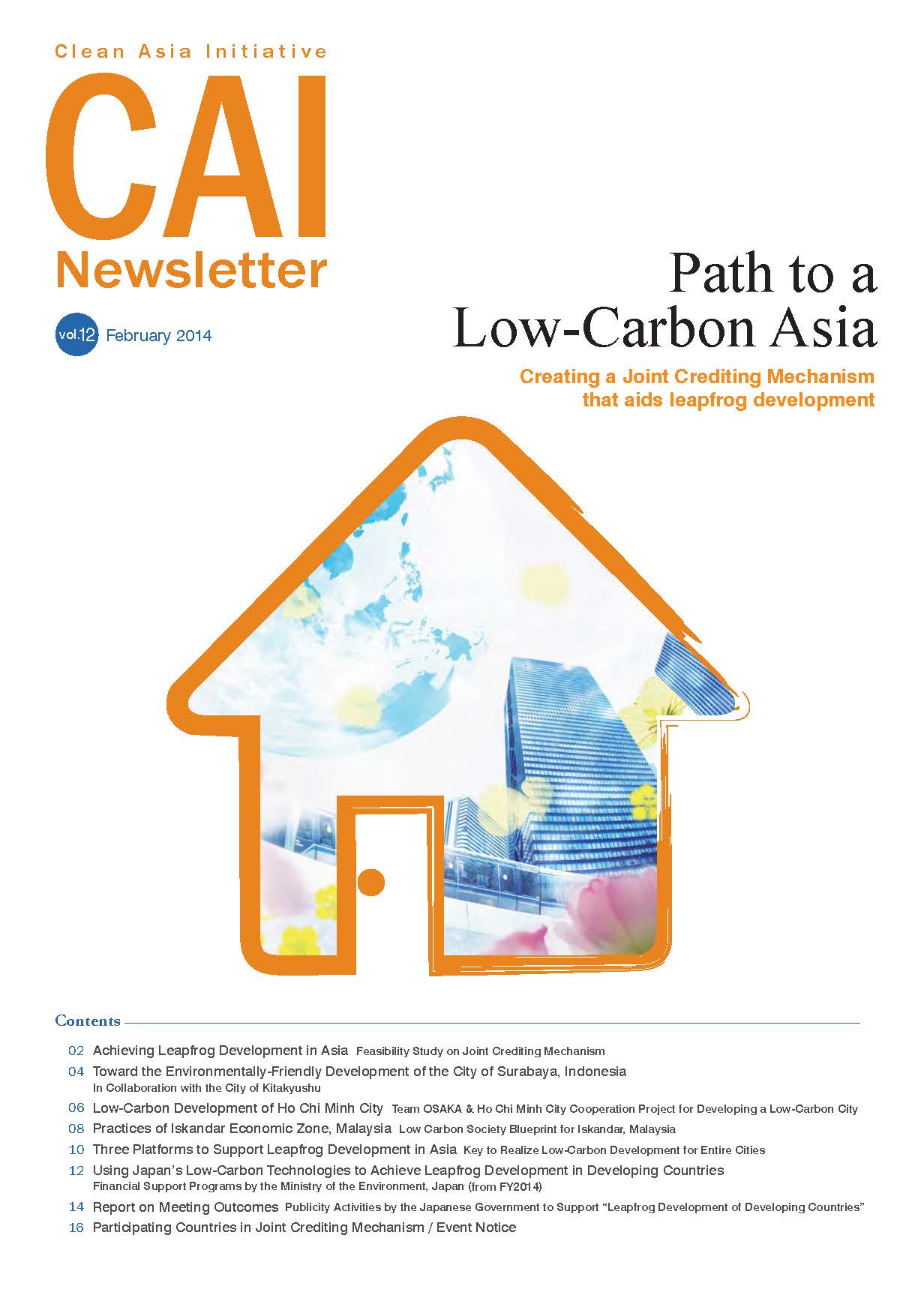Clean Asia Initiative Newsletter Vol. 12