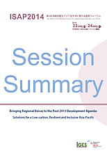 ISAP2014 Session Summary