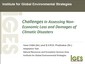 Challenges in Assessing Non-Economic Loss and Damages of Climatic Disasters