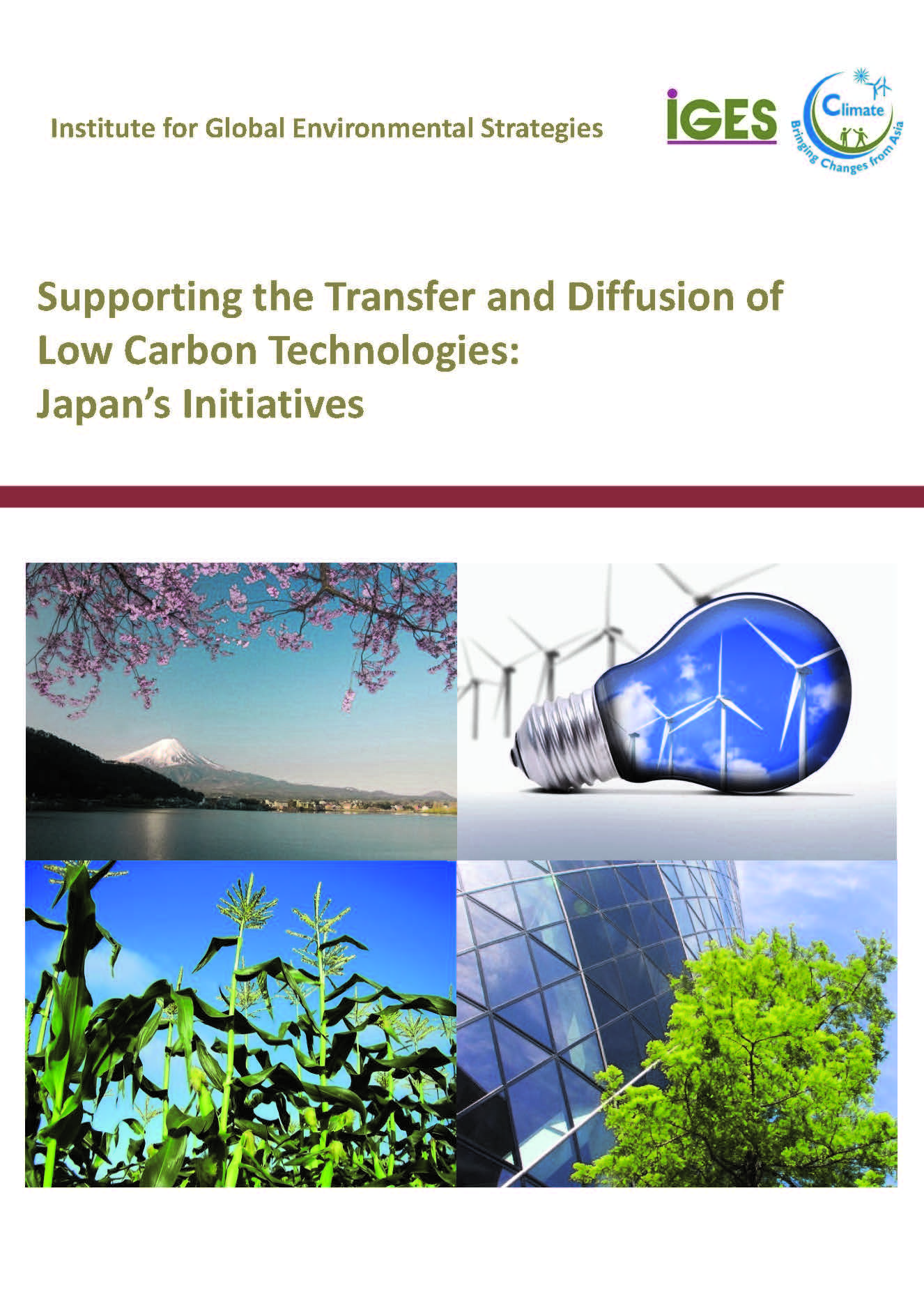 Supporting the Transfer and Diffusion of Low Carbon Technologies: Japan’s Initiatives