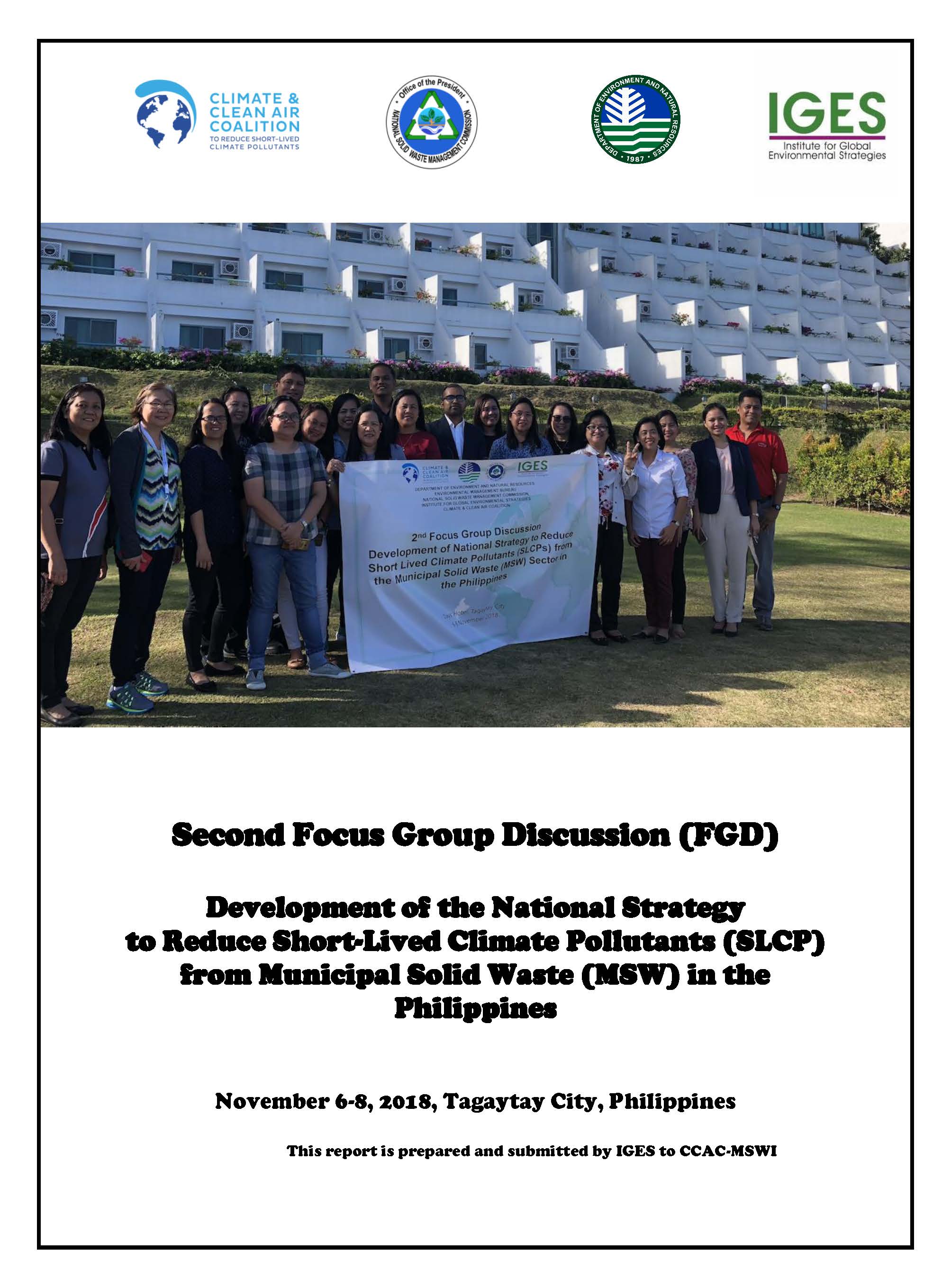 Second Focus Group Discussion (FGD) on SLCP mitigation
