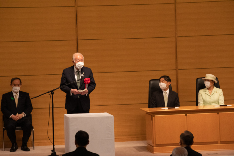 4月23日授賞式の様子(2021年5月6日掲載)