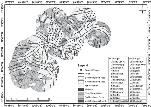 Project area in Mandla, Madhya Pradesh