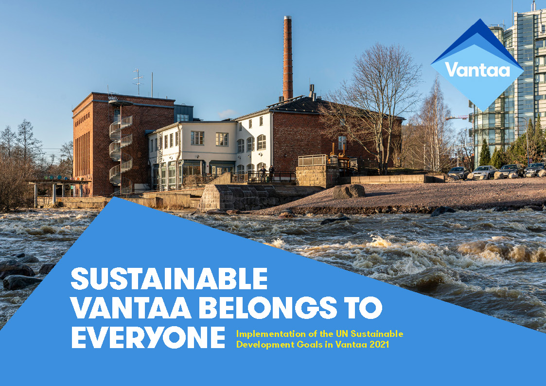 Sustainable Vantaa Belongs to Everyone: Implementation of the UN Sustainable Development Goals in Vantaa 2021