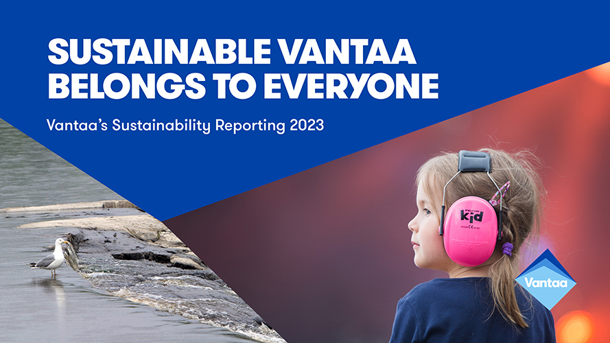 Sustainable Vantaa Belongs to Everyone: Vantaa’s Sustainability Reporting 2023