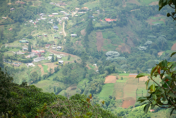 View of the SEPLS from San Antonio Forest Hill towards Elvira village