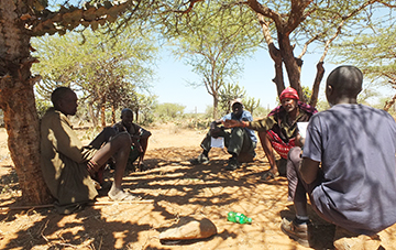Interviewing herdsmen