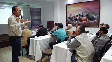 Technical workshop with participation of project beneficiaries. Photo J. Malleux 2015