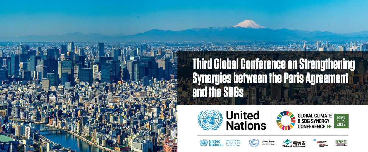 Third Global Conference on Strengthening Synergies between the Paris Agreement and the 2030 Agenda for Sustainable Development