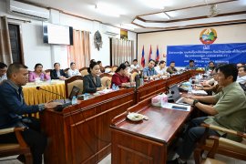 Meeting between Xay and Luang Prabang officials on 14 Jun 2024