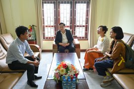 IGES visit to PoNRE, Oudomxay Province