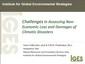 Challenges in Assessing Non-Economic Loss and Damages of Climatic Disasters