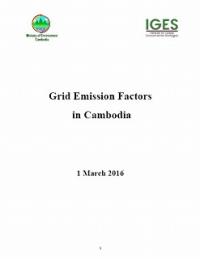 Grid Emission Factors  in Cambodia (2010-2012)