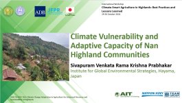 Climate Vulnerability and Adaptive Capacity of Nan Highland Communities