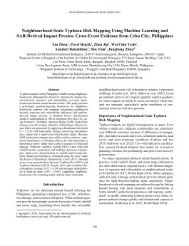 Neighbourhood-Scale Typhoon Risk Mapping Using Machine Learning 