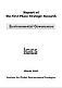 Report of the First Phase Strategic Research
Environmental Governance Project