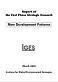 Report of the First Phase Strategic Research
New Development Patterns Project