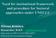 Need for institutional framework and procedure for and procedure for Sectoral Sectoral approaches under UNFCCC approaches under UNFCCC