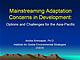 Mainstreaming Adaptation Concerns in Development: Options and Challenges for the Asia-Pacific
