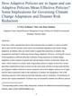 Do Adaptive Policies Mean Effective Policies? Implications for Climate Change Adaptation and Disaster Risk Reduction