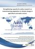 Strengthening Capacity for Policy Research on Mainstreaming Adaptation to Climate Change in Agriculture and Water Sectors Strengthening Capacity for Policy Research on Mainstreaming Adaptation to Climate Change in Agriculture and Water Sectors