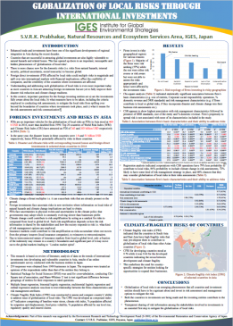 Globalization of local risks