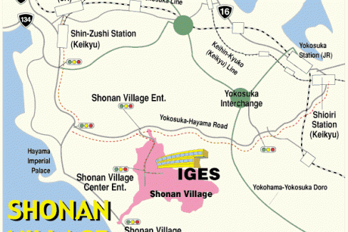 Map of Hayama Area